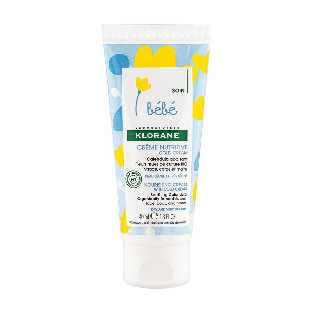 Klorane Baby Voedende Creme Met Cold Cream Tube 40ml