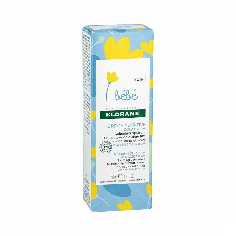 Klorane Baby Voedende Creme Met Cold Cream Tube 40ml