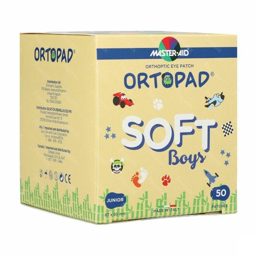 Ortopad Soft Boys Junior 67x50mm 50 72241