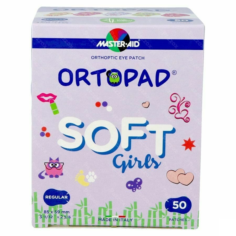 Ortopad Soft Girls Regular 85x59mm 50 72234