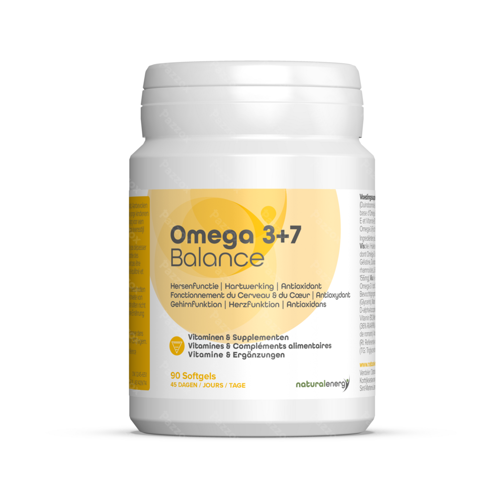 Natural Energy Omega 3+7 Balance 90 Capsules