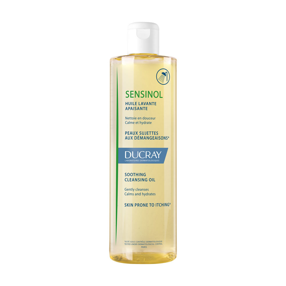 Ducray Sensinol Reinigingsolie, huid die vatbaar is voor jeuk 400ml