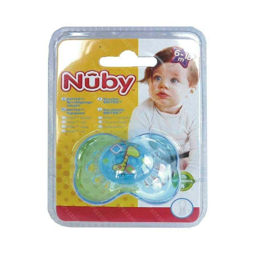 Nûby Pastels™ Ovale fopspeen - 6-18m   