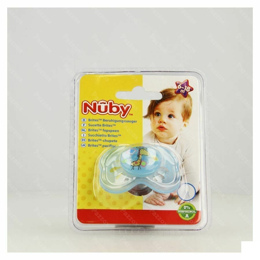 Nûby Pastels™ Ovale fopspeen - 6-18m   