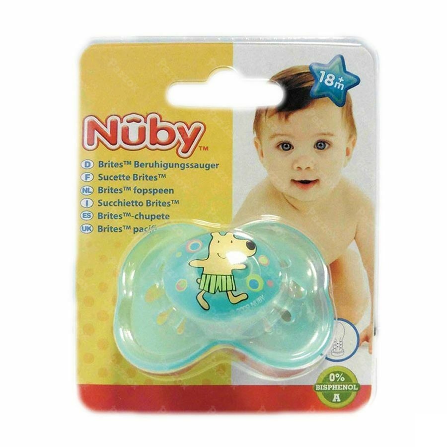 Nûby Pastels™ Ovale fopspeen - 18m+ 