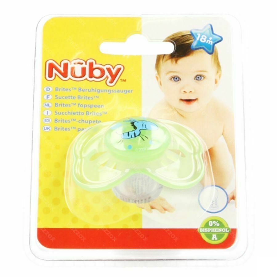 Nûby Pastels™ Ovale fopspeen - 18m+ 