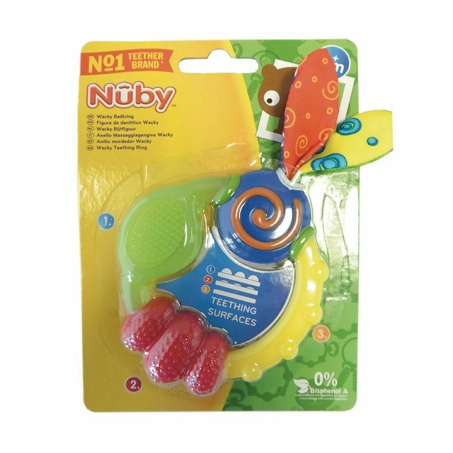 Nûby Wacky™ Bijtring - 3m+