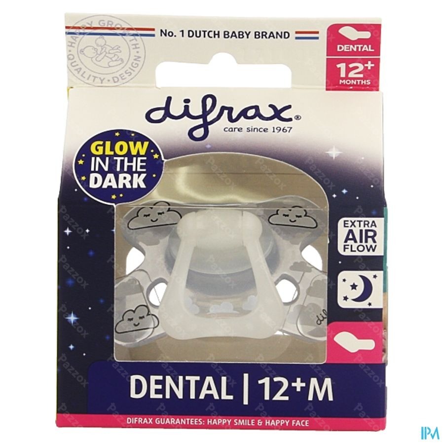 Difrax Fopspeen Dental +12m Nacht