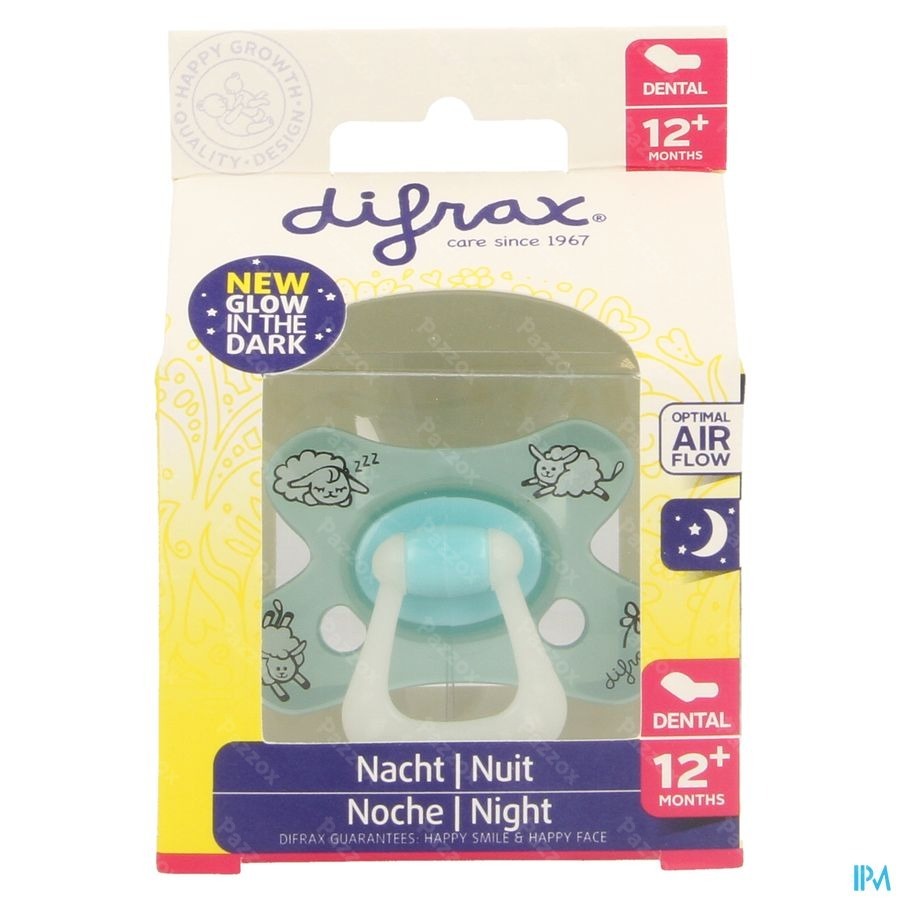 Difrax Fopspeen Dental +12m Nacht