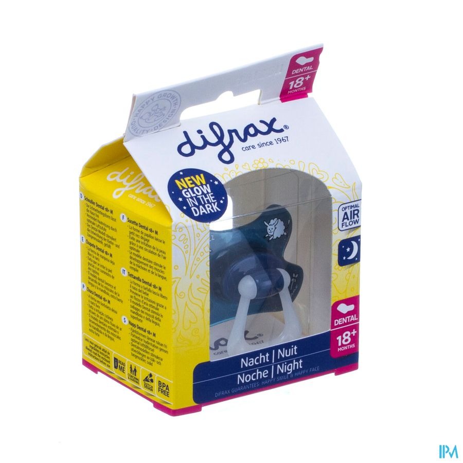 Difrax Fopspeen Dental +18m Nacht