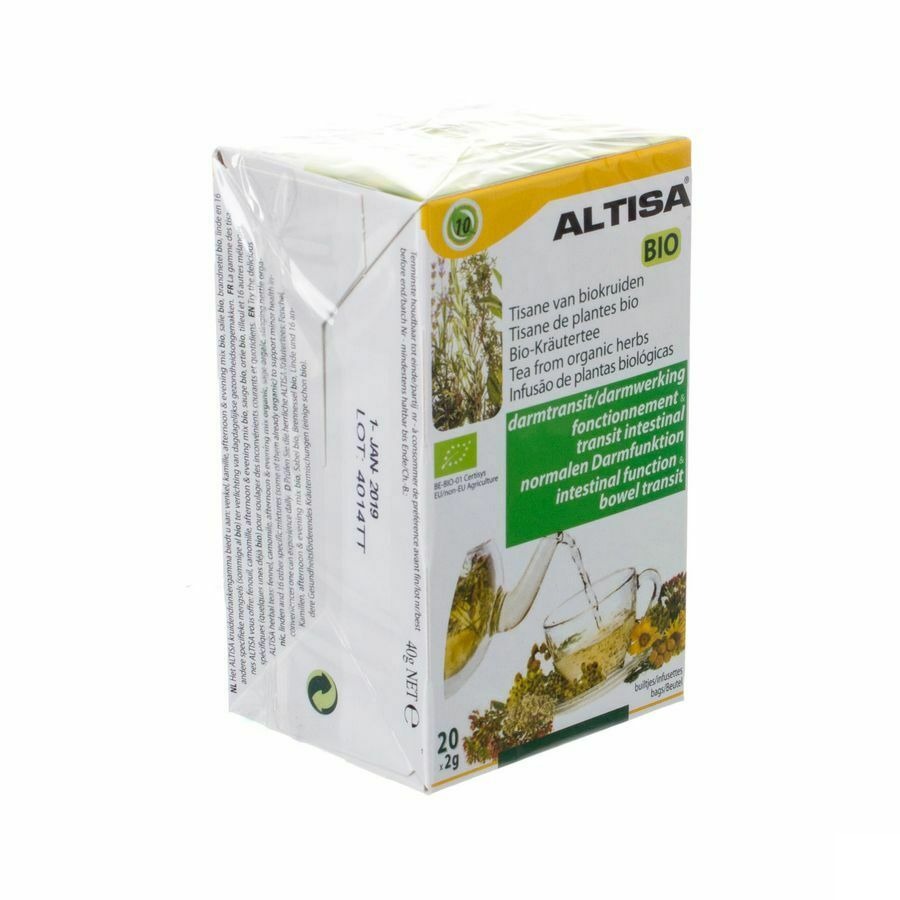 Altisa Tisane Mix Stoelgang Bio Filt 20 X 2g
