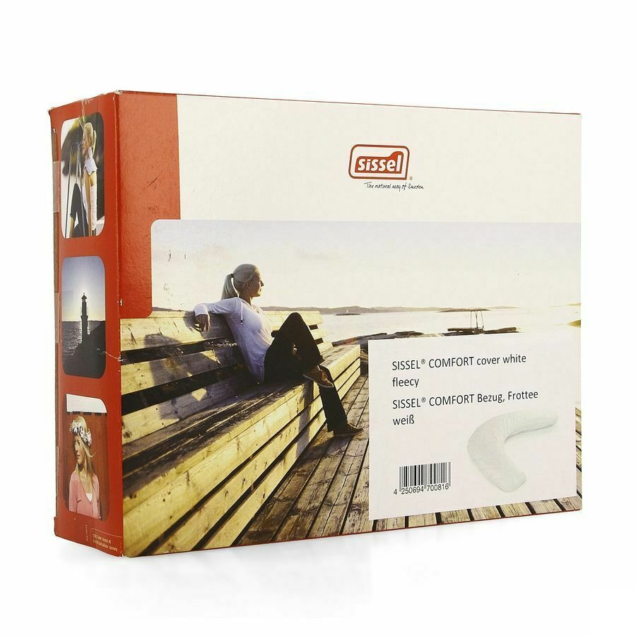 Sissel Overtrek Fleece Wit Voor Cover Comfort