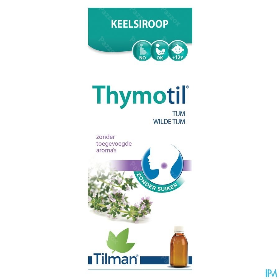 Thymotil Keelsiroop Zonder Suiker 150ml