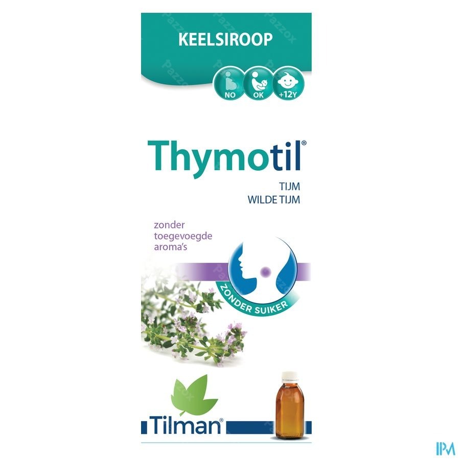 Thymotil Keelsiroop Zonder Suiker 150ml