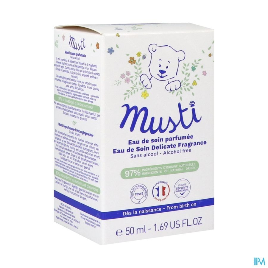 Mustela Musti Geparfumeerd Verzorgingswater 50ml