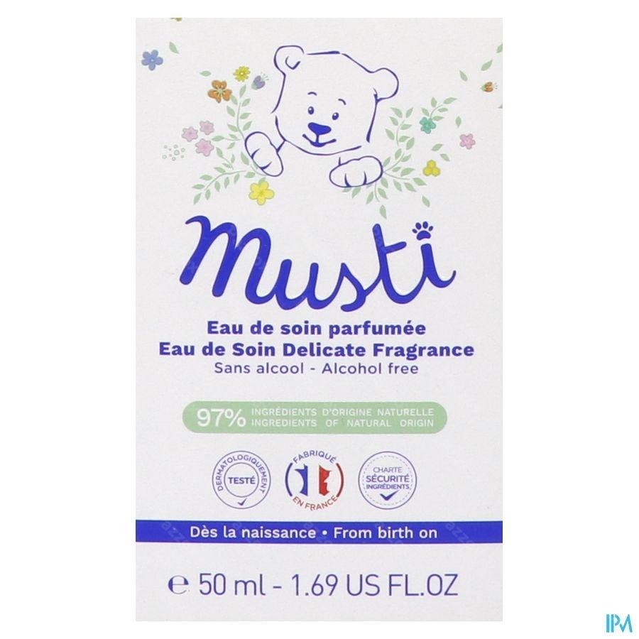 Mustela Musti Geparfumeerd Verzorgingswater 50ml