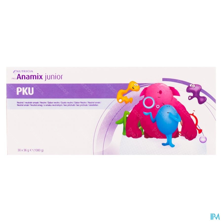 Pku Anamix Junior Neutraal Zakje 30x36g