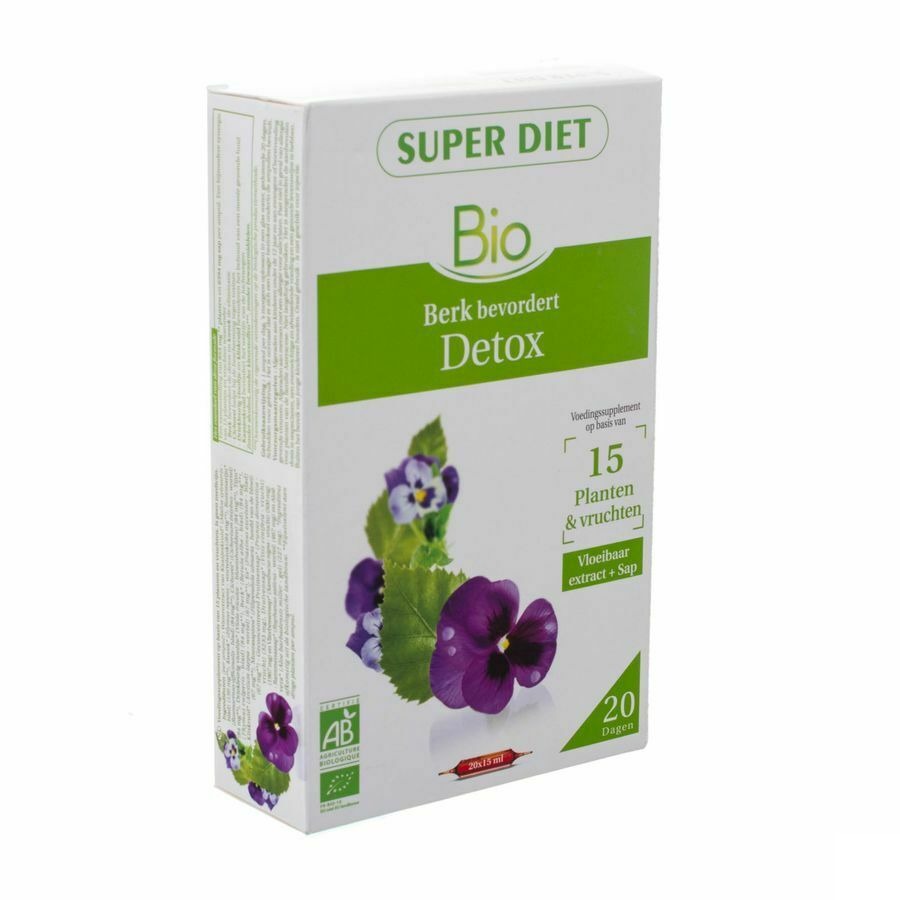 Superdiet Complexe Detox Bio Amp 20x15ml