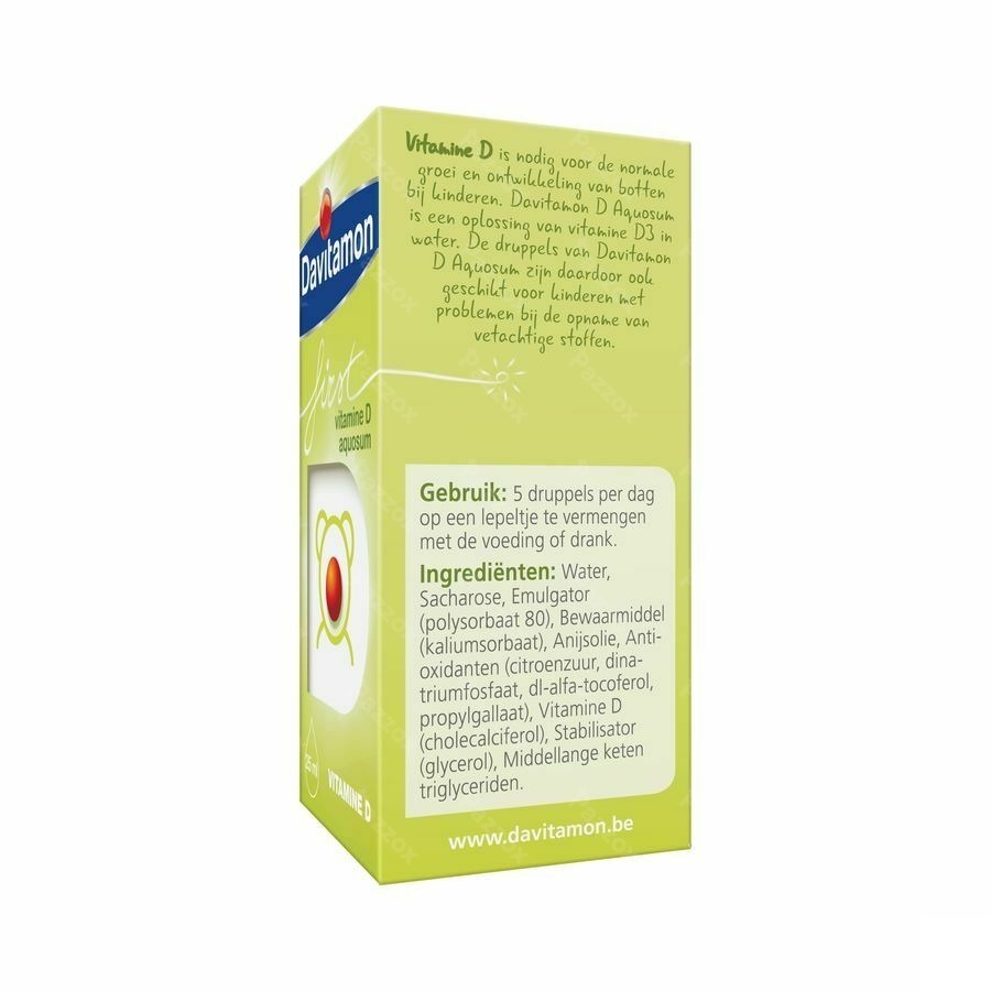 Davitamon First Vitamine D Aquosom Druppels  25ml
