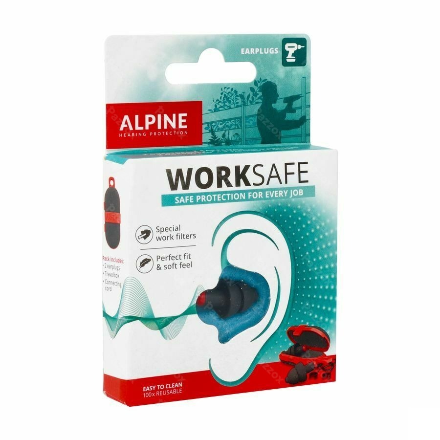 Alpine WorkSafe 1 Paar Oordoppen 