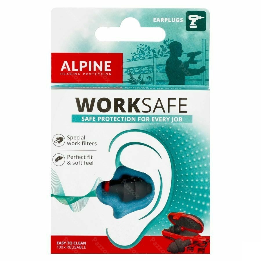 Alpine WorkSafe 1 Paar Oordoppen 