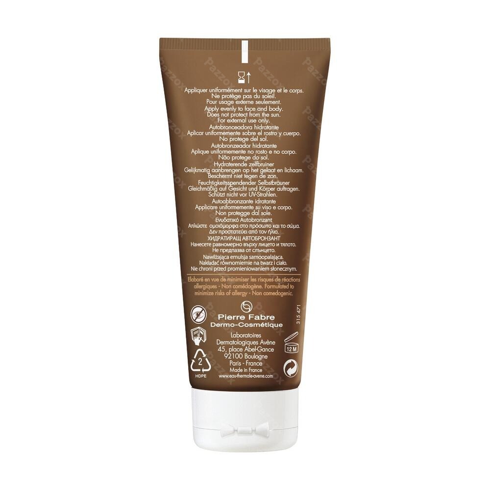 Avène Zelfbruiner Hydraterende Melk 100ml