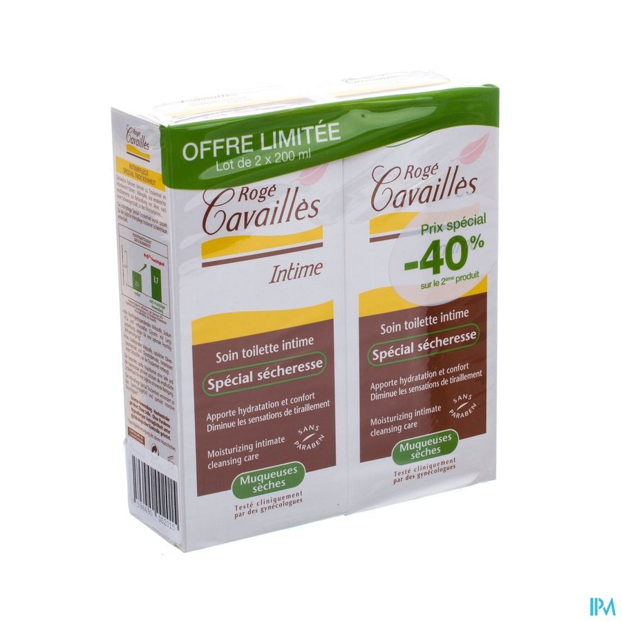 Roge Cavailles Zachte Gel Int.hyg.droogte 2x200ml