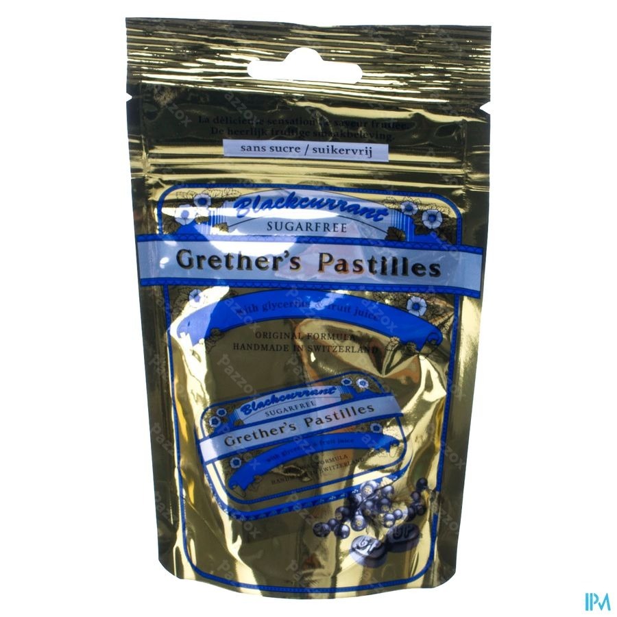 Grether's Pastilles Blackcurrant Zs Refill 100g