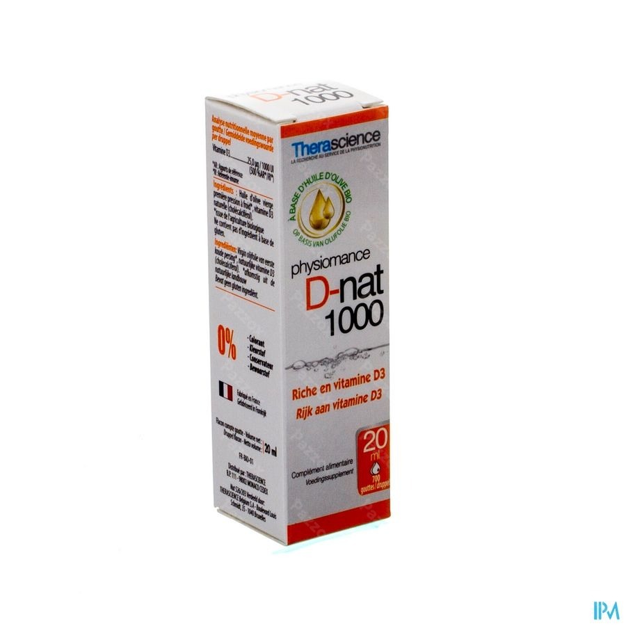 D-nat 1000 Fl Gutt 20ml Physiomance Phy269