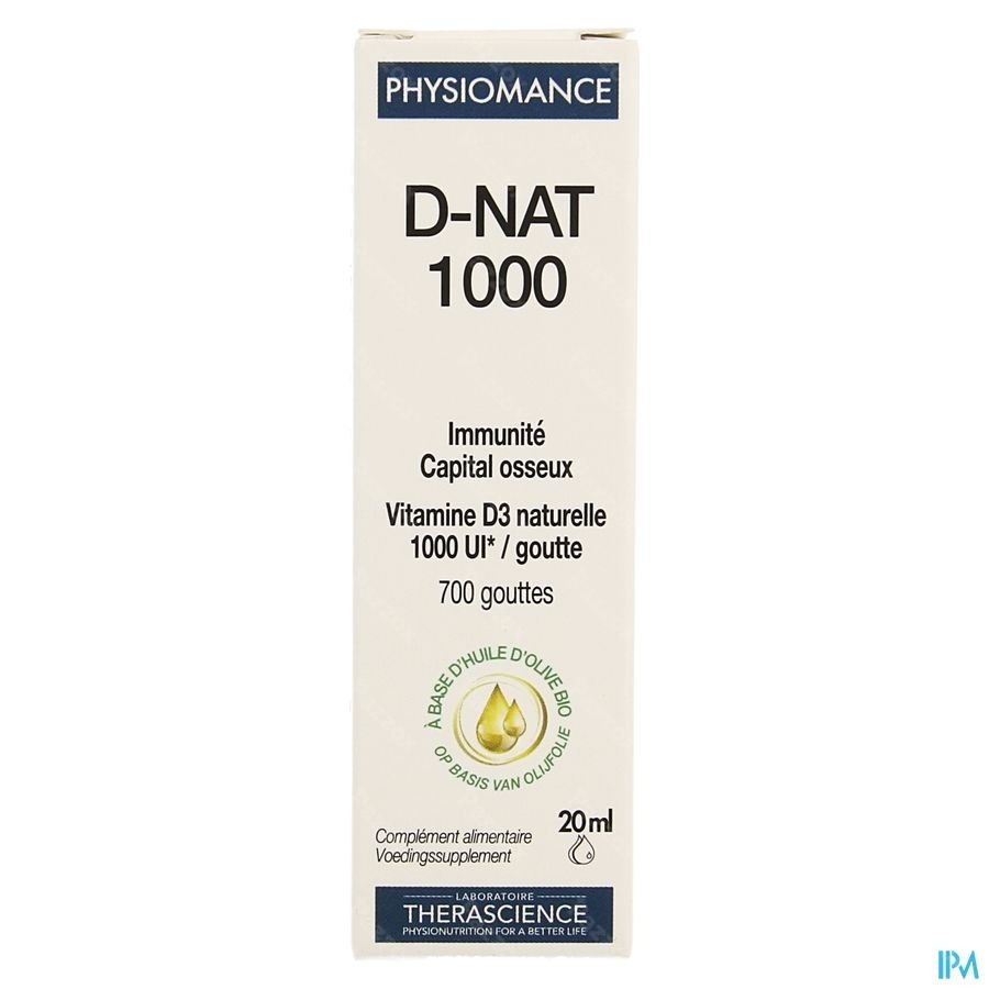 D-nat 1000 Fl Gutt 20ml Physiomance Phy269