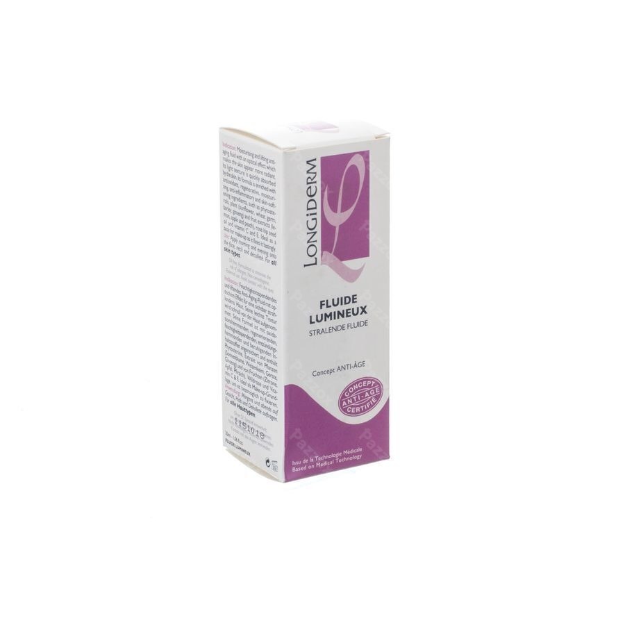 Longiderm Stralende Fluide Fl 30ml