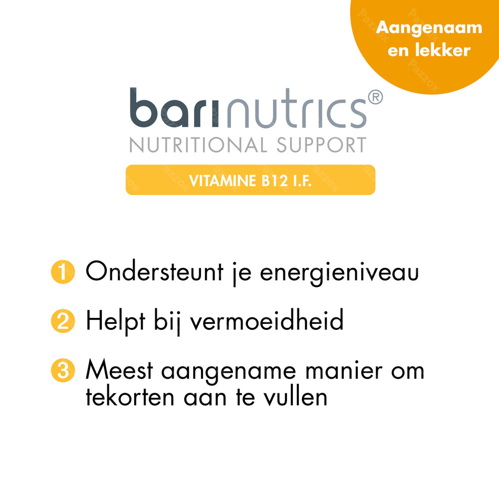 BariNutrics Vitamine B12 Framboossmaak 90 Kauwtabletten