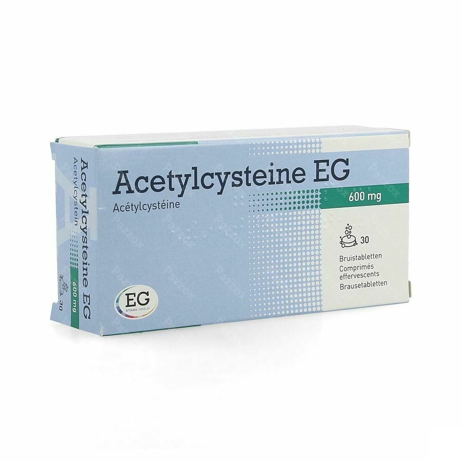 Acetylcysteine EG 600mg 30 Bruistabletten