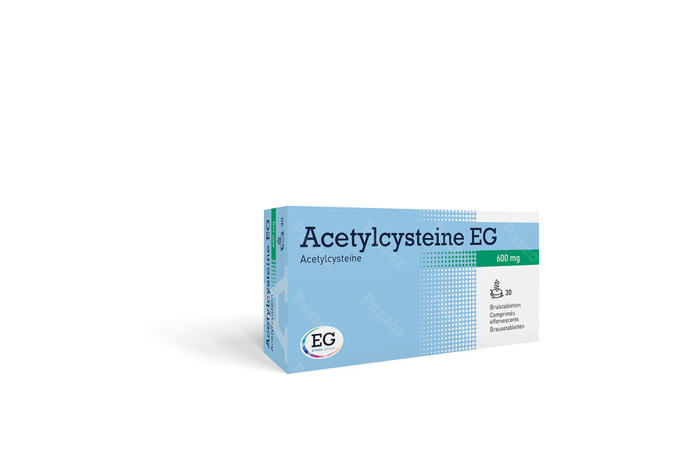 Acetylcysteine EG 600mg 30 Bruistabletten