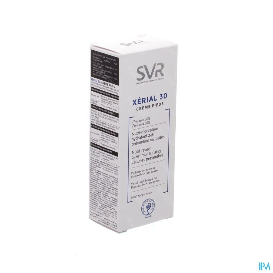 SVR Xérial 30 Voetcrème 50ml
