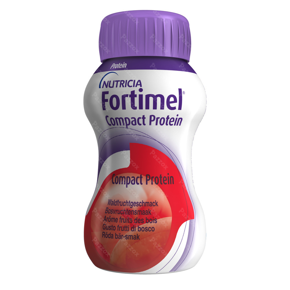 Fortimel Compact Protein Bosvruchten Flesjes 4x125ml