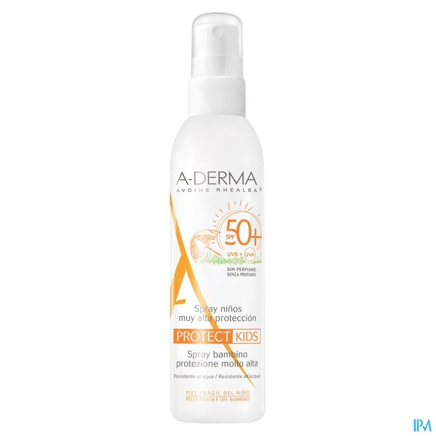 A-Derma Protect Zonnespray Kind SPF50+ 200ml
