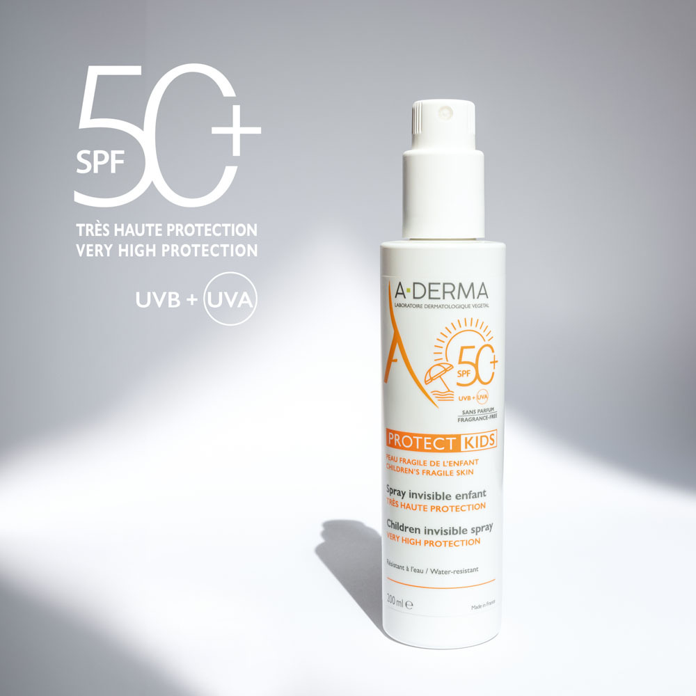 A-Derma Protect Zonnespray Kind SPF50+ 200ml