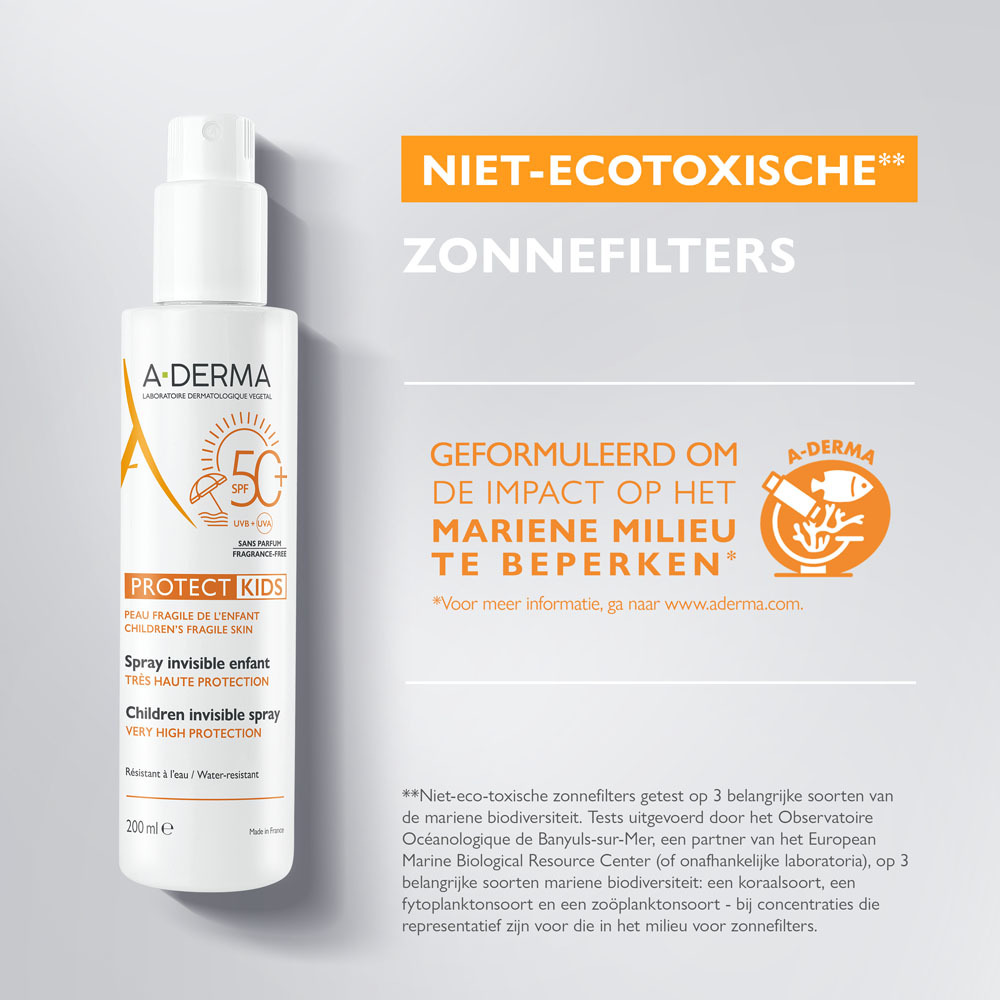 A-Derma Protect Zonnespray Kind SPF50+ 200ml