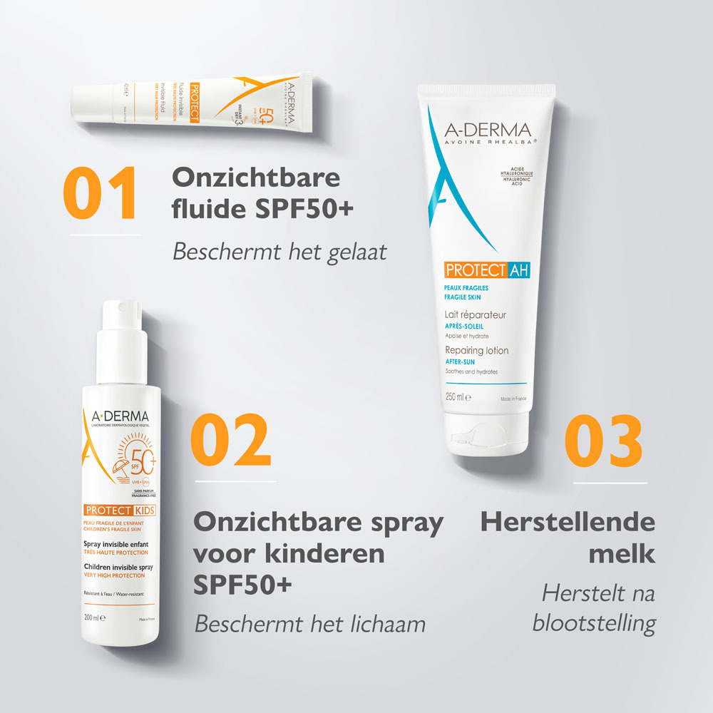 A-Derma Protect Zonnespray Kind SPF50+ 200ml