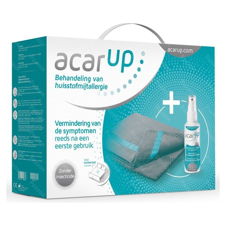 Acar Up Huisstofmijt Kit Duo 2 Textiel.+spray100ml