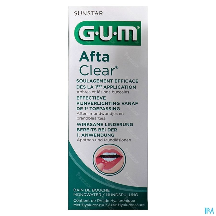 Gum Aftaclear Mondspoeling 120ml