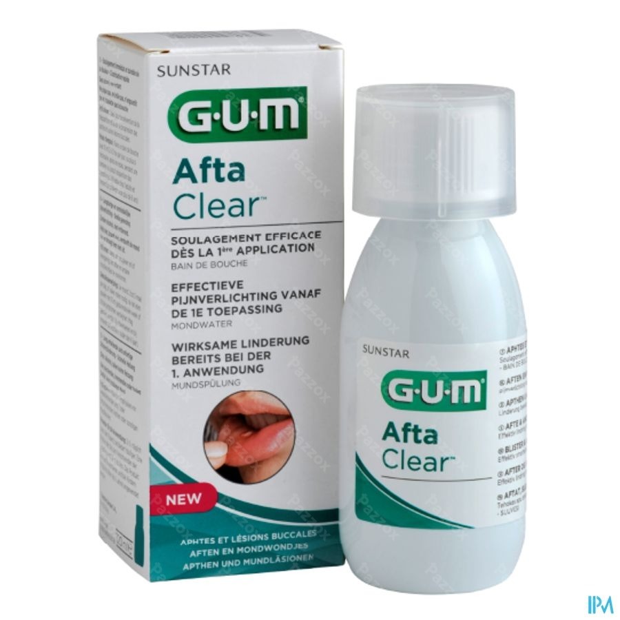 Gum Aftaclear Mondspoeling 120ml