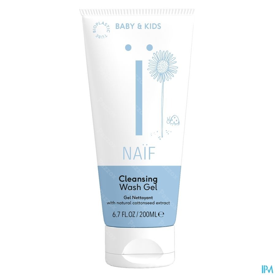 Naïf Reinigende Wasgel Baby en Kids 200ml