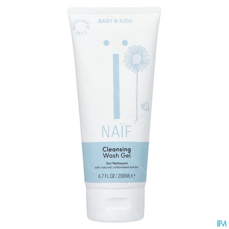 Naïf Reinigende Wasgel Baby en Kids 200ml