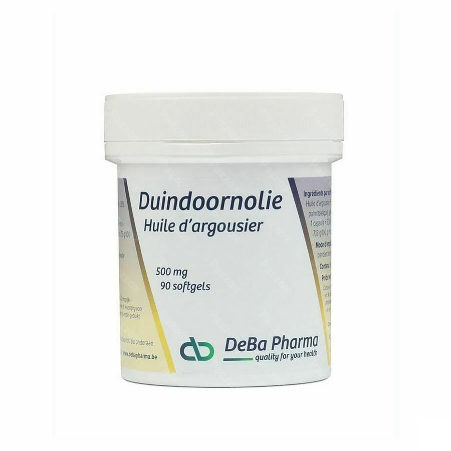 DeBa Pharma Duindoornolie 500mg 180 Softgels