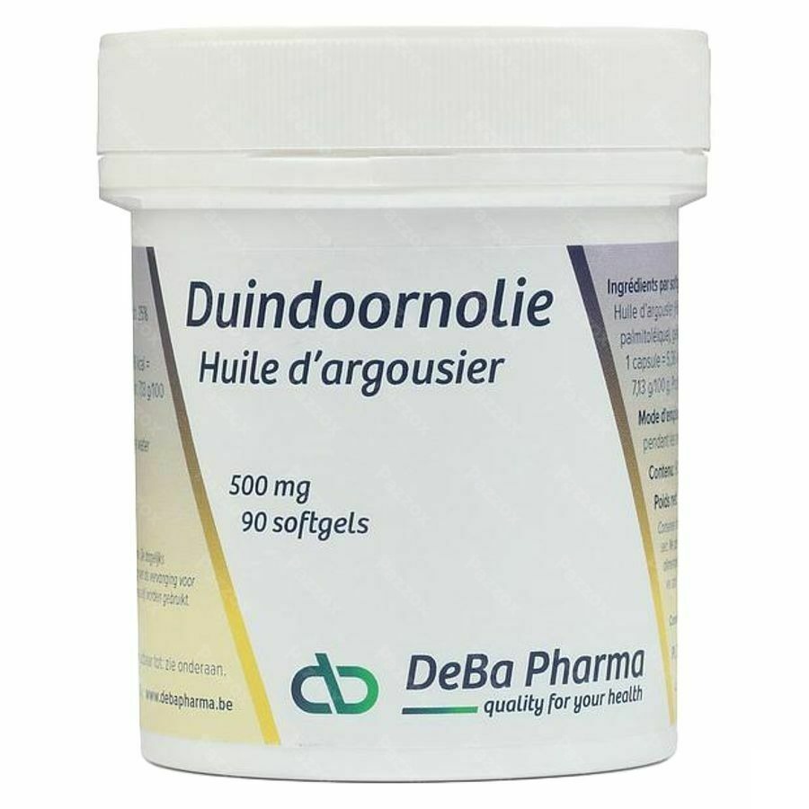 DeBa Pharma Duindoornolie 500mg 180 Softgels