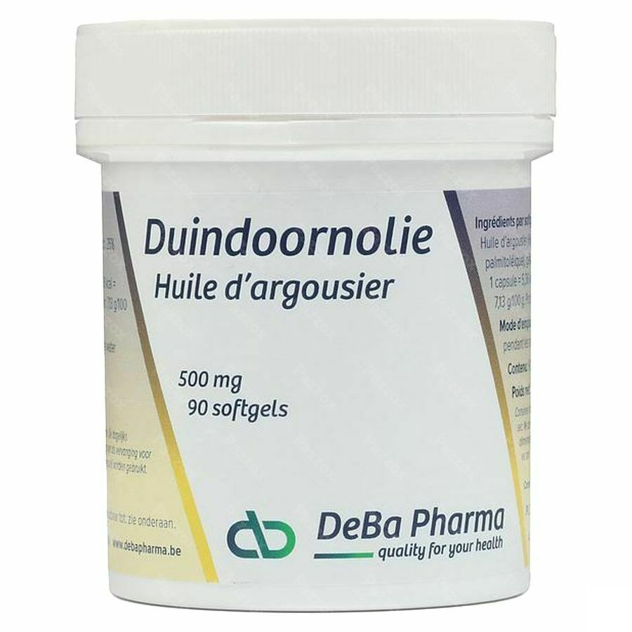 DeBa Pharma Duindoornolie 500mg 180 Softgels