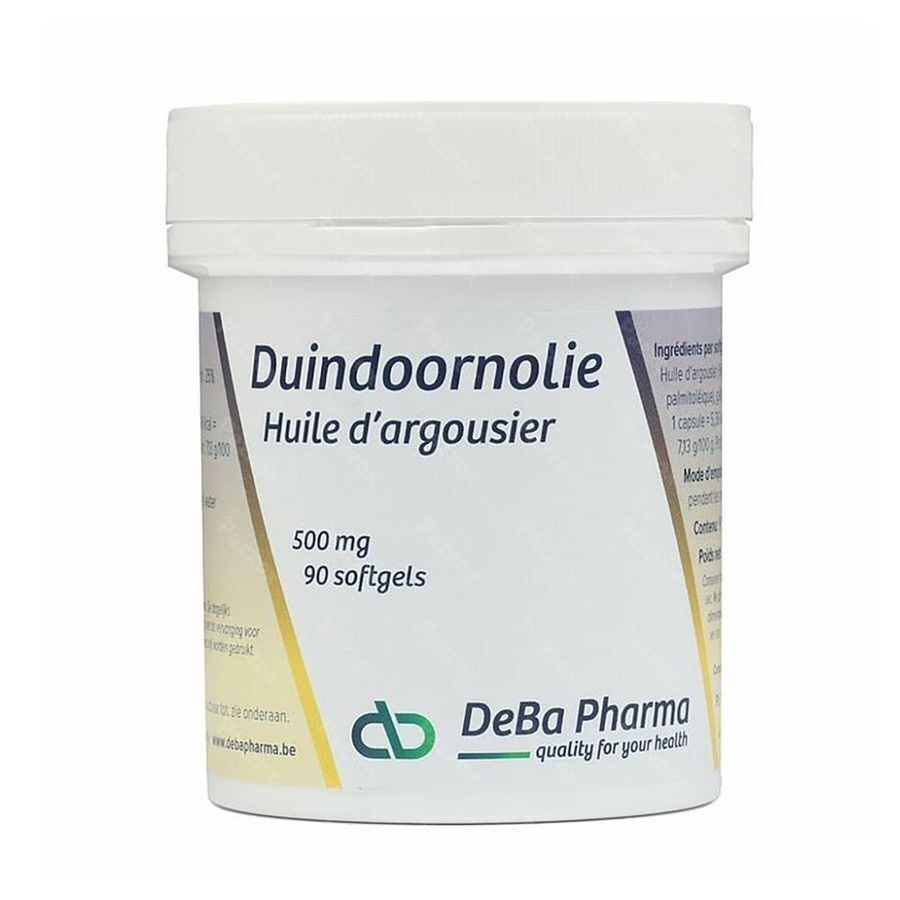 DeBa Pharma Duinoornolie 500mg 90 Softgels