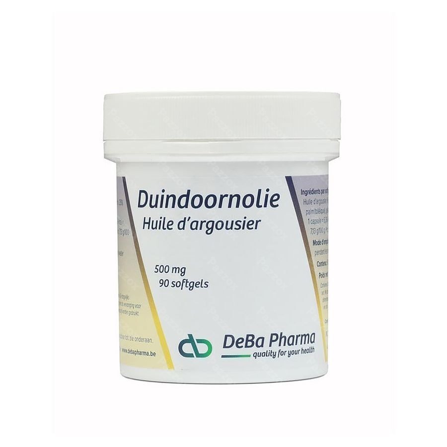DeBa Pharma Duinoornolie 500mg 90 Softgels
